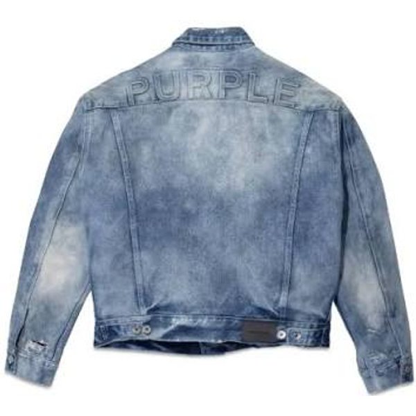PURPLE BRAND Giacca Jeans in Denim Indigo