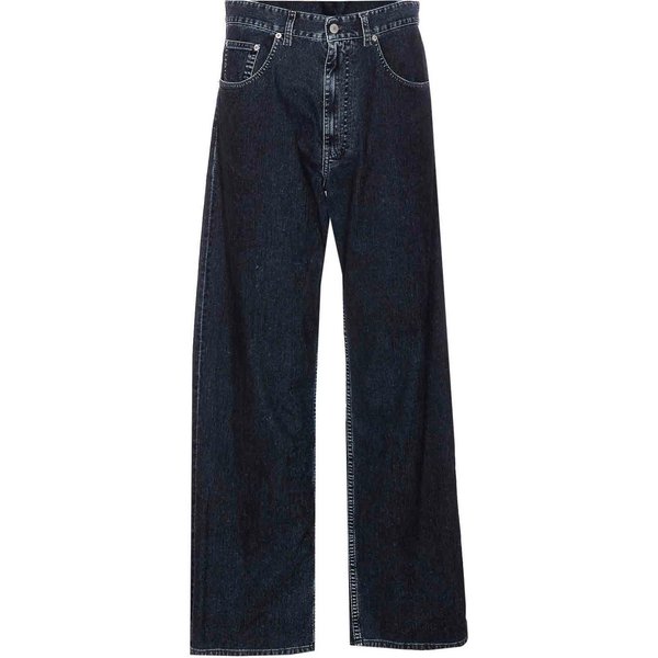 MM6 Maison Margiela Jeans Uomo Blu con Dettagli Unici