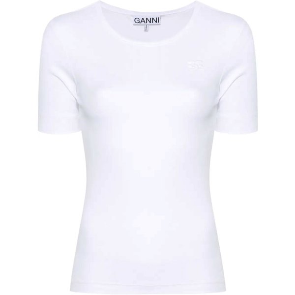 GANNI T-shirt e Polo White