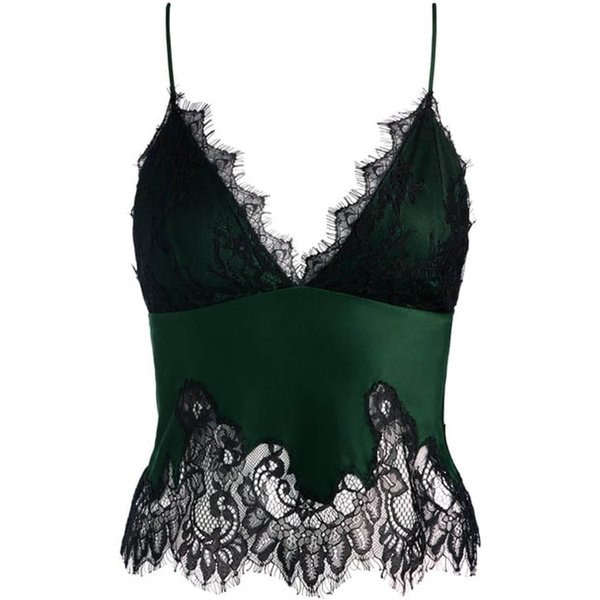 Alice + Olivia Top Black/green