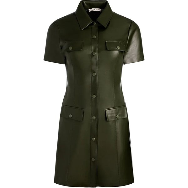Alice + Olivia Abiti Verde militare
