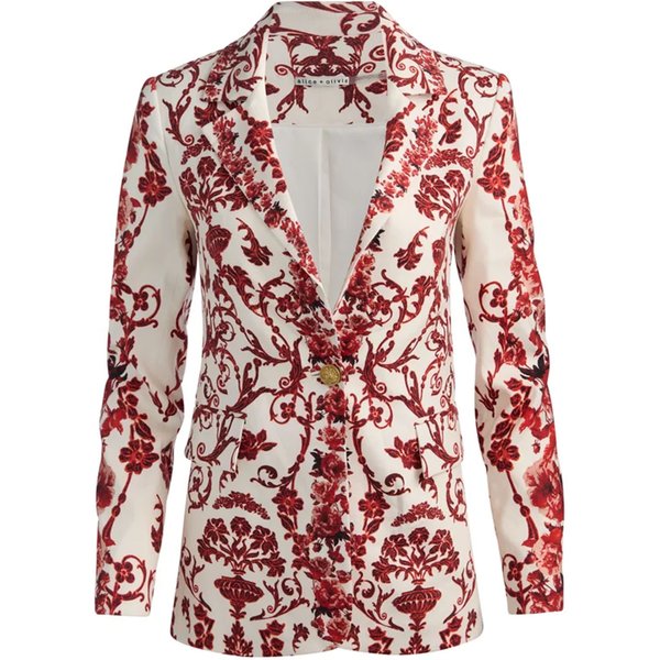 Alice + Olivia Giacche White/Red-image