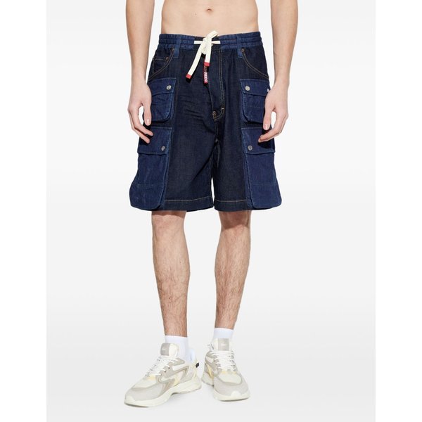 dsquared2 short blu uomo denim