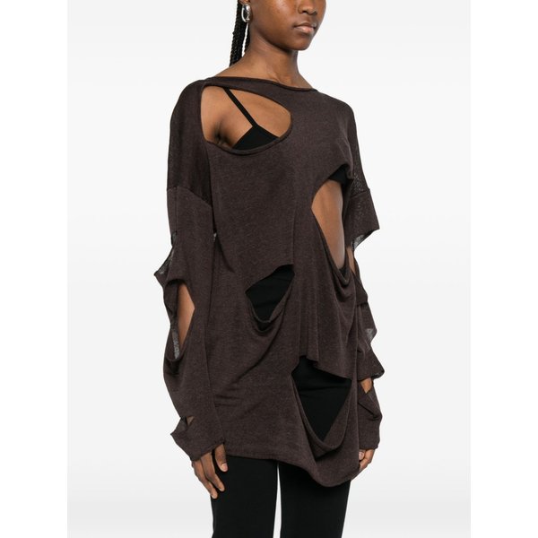 parosh maglia babygirl donna marrone