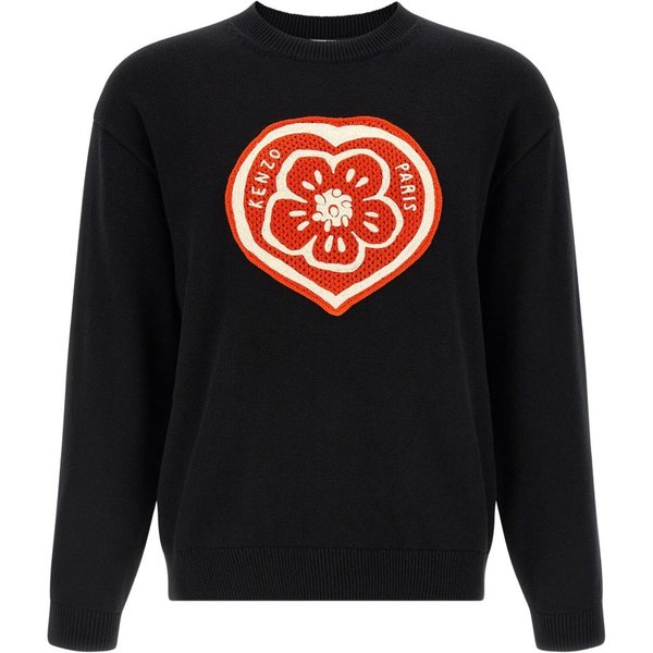 Kenzo Maglia Cuore Boke Uomo Nero-image