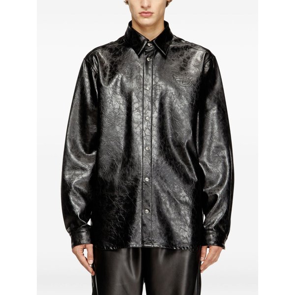 diesel giubbotto s-simply uomo nero