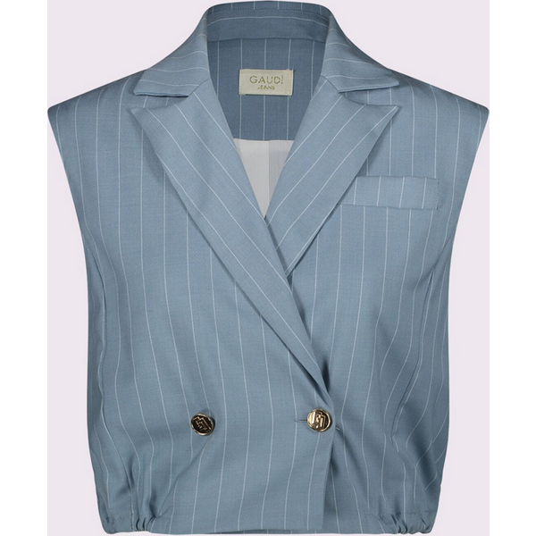Gilet Doppiopetto Donna Azzurro-image