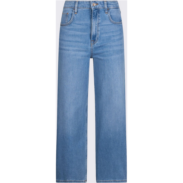 Jeans Cropped Donna Denim Light-image
