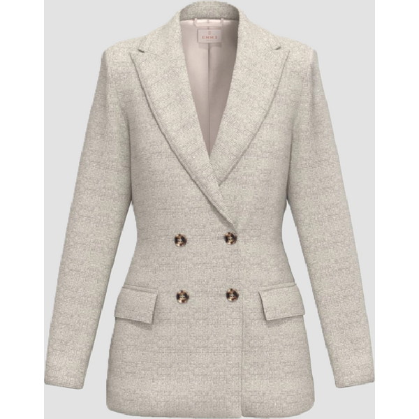 giacca doppiopetto donna grigio