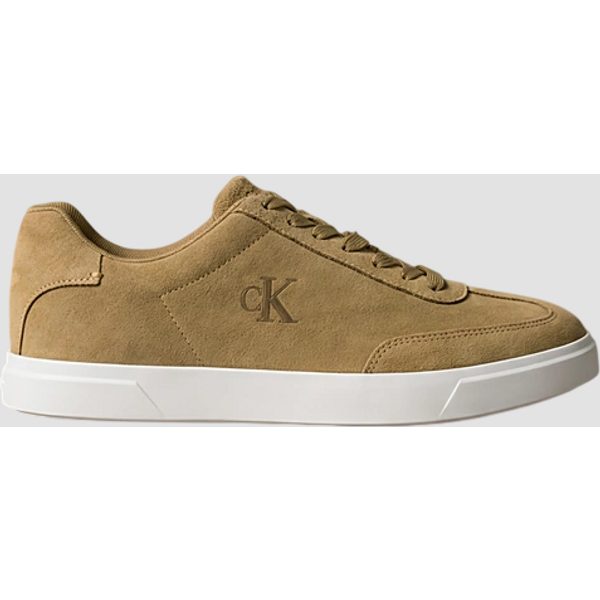 scarpe in camoscio da uomo beige