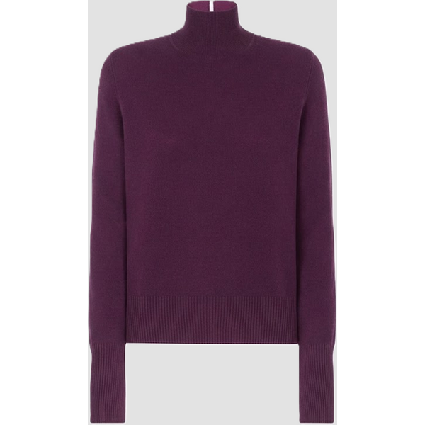 dolcevita misto lana-cashmere donna viola