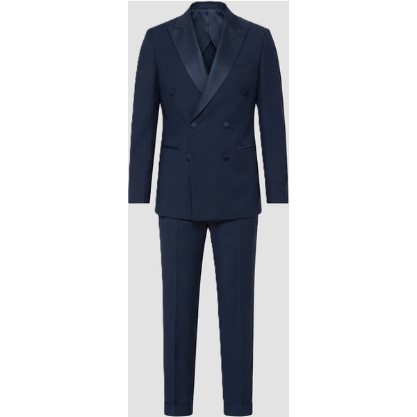 abito doppiopetto uomo navy blue