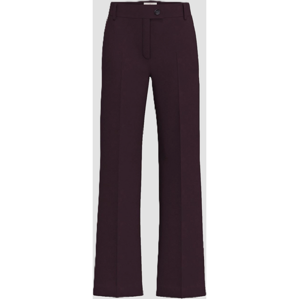 pantalone dritto donna bordeaux