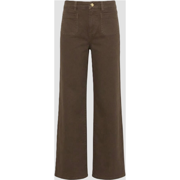 pantalone ampio donna tortora