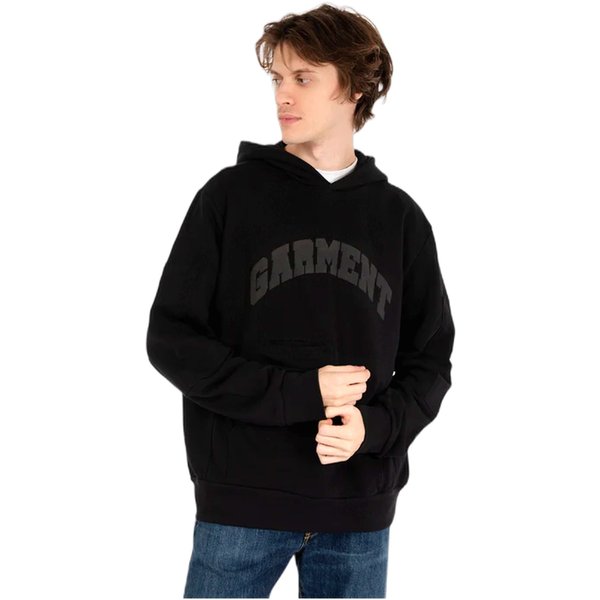 felpa garment workshop utility hoodie-chaos black