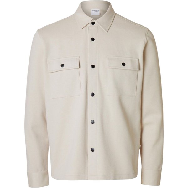 Selected Homme Jackie Sweat Jacket - Oatmeal-image