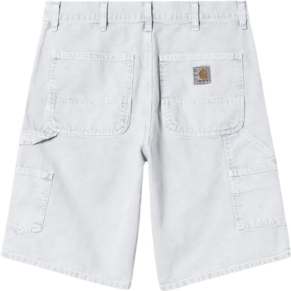 carhartt wip single knee short - black chalk wash