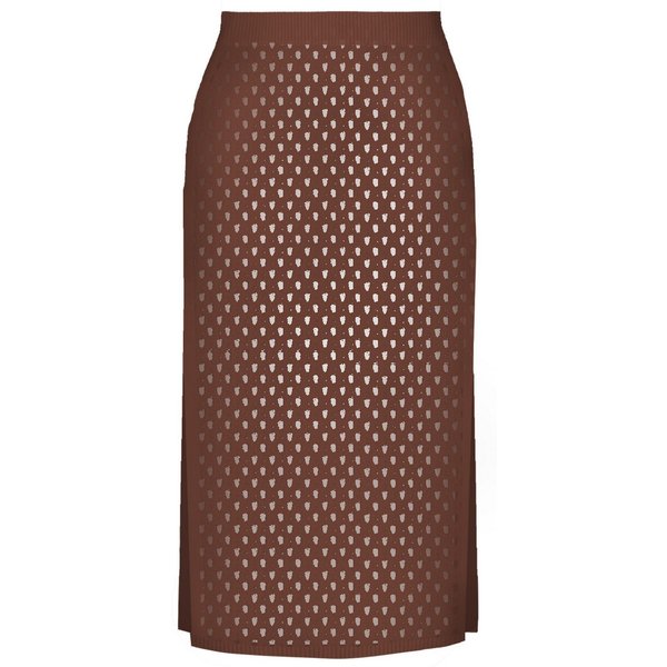 Gonne Casual Donna Mc2 Saint Barth - Darline Mesh 18 Brown - N.D.-image