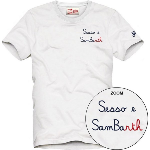 T-Shirt Uomo Mc2 Saint Barth - Portofino Sambarth 01N Emb - N.D.-image