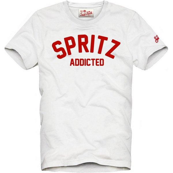 T-Shirt Uomo Mc2 Saint Barth - T-Shirt Man Spritz Logo 01N - N.D.-image