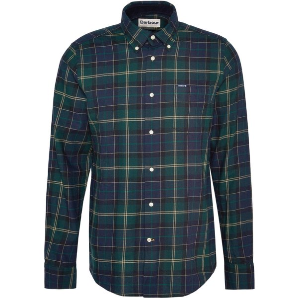Camicia Barbour Fortrose Tailored Shirt - Tartan Green-image