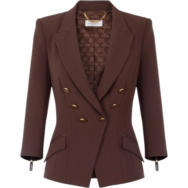 Giacche Donna Elisabetta Franchi - Giacca - Marrone-image