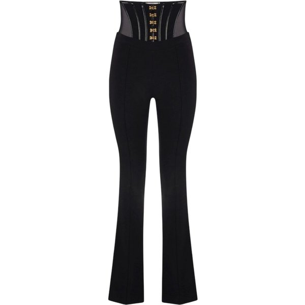 pantaloni donna elisabetta franchi - pantalone - nero