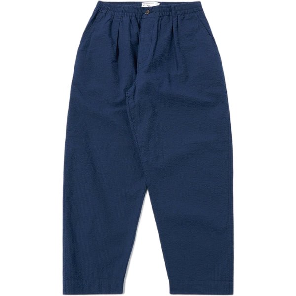 pantaloni universal works oxford pant derby stripe - navy