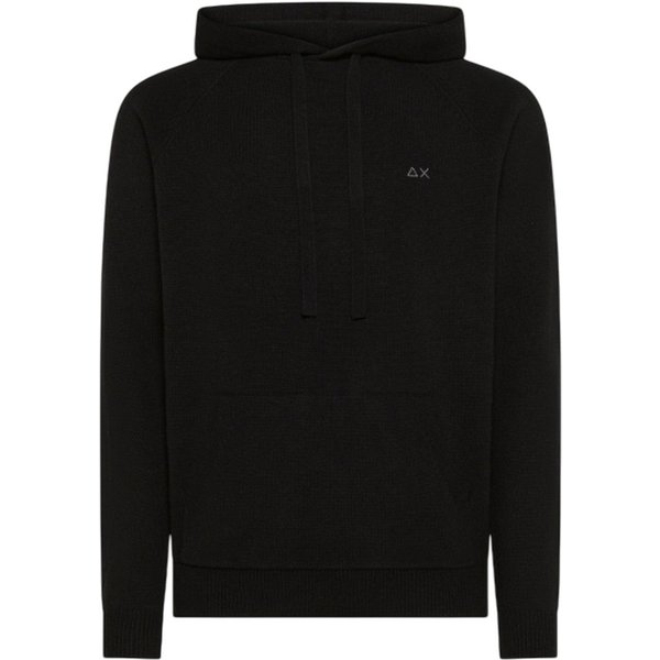 Felpe Con Cappuccio Uomo sun68 - Hoodie Sweater Warm L/S - Nero-image