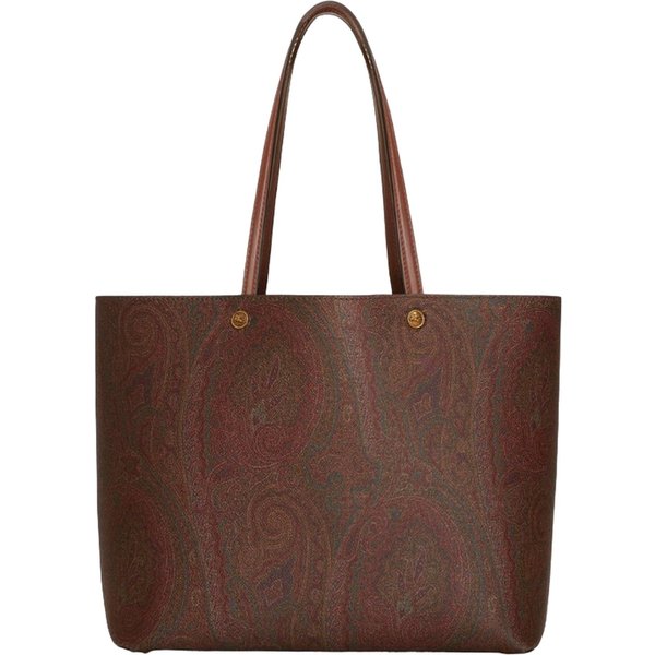 Borse A Spalla Donna Etro - Shopping Essential L - Marrone-image