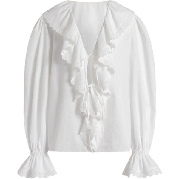 bluse e camicie donna alberta ferretti - camicia popeline - bianco