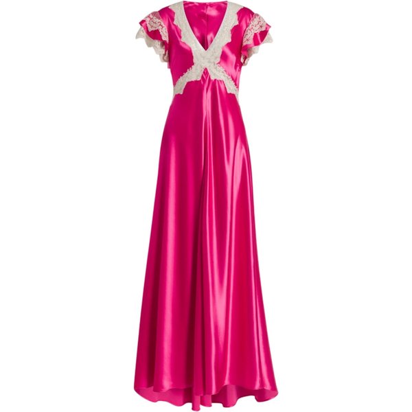 Vestiti Da Sera E Cerimonia Donna Alberta Ferretti - Abito Shiny Satin - Fucsia-image
