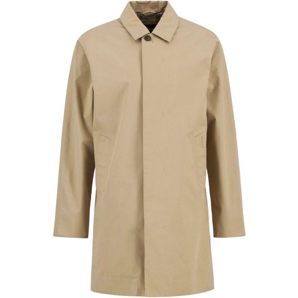 giacche uomo barbour international - roking jacket - beige