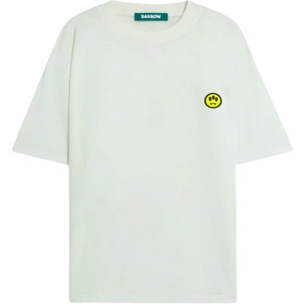 t-shirt unisex barrow - jersey t-shirt - bianco