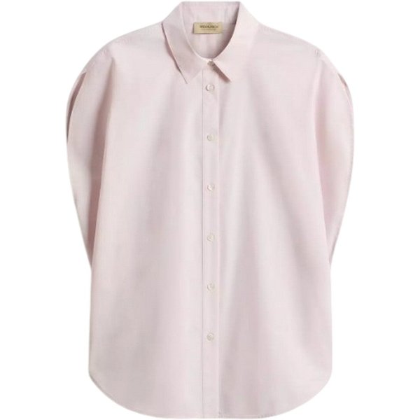 Gilet Donna Woolrich - Cotton Poplin Blouse Pale Lilac - Lilla-image