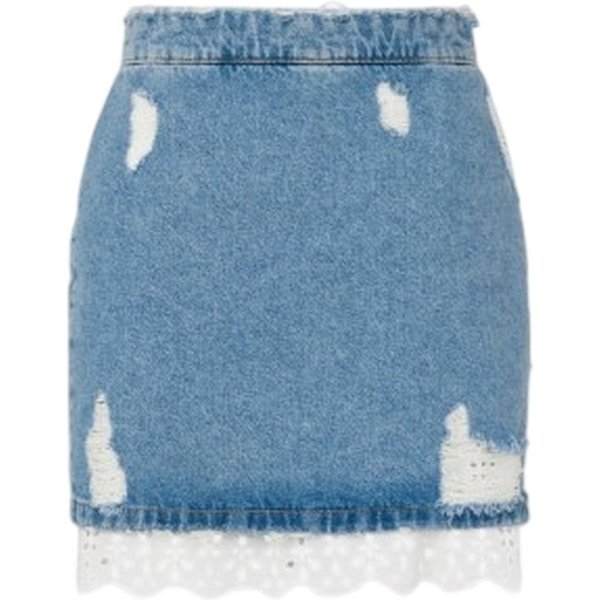 Gonne Casual Donna Moschino Jeans - Gonna Denim 13.5 Oz - Azzurro-image