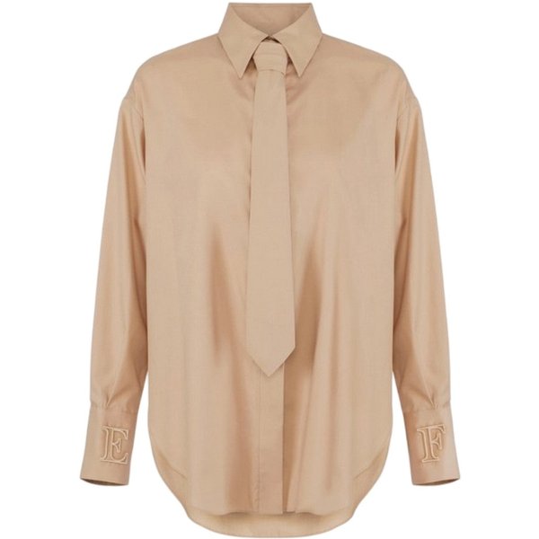 Bluse E Camicie Donna Elisabetta Franchi - Camicia - Cammello-image