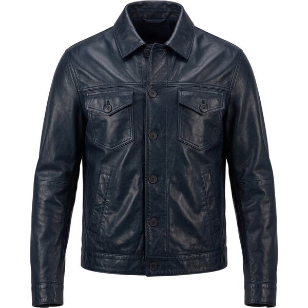 Giacche Uomo The Jack And Jackie Leathers - Strike - Nero-image