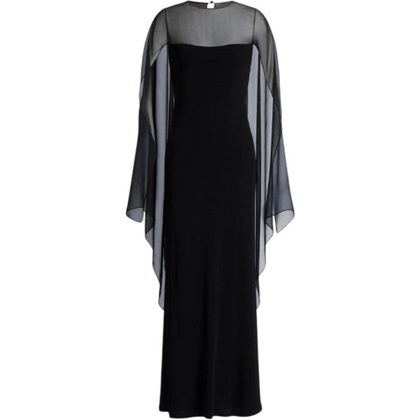 vestiti da sera e cerimonia donna alberta ferretti - abito jersey - nero