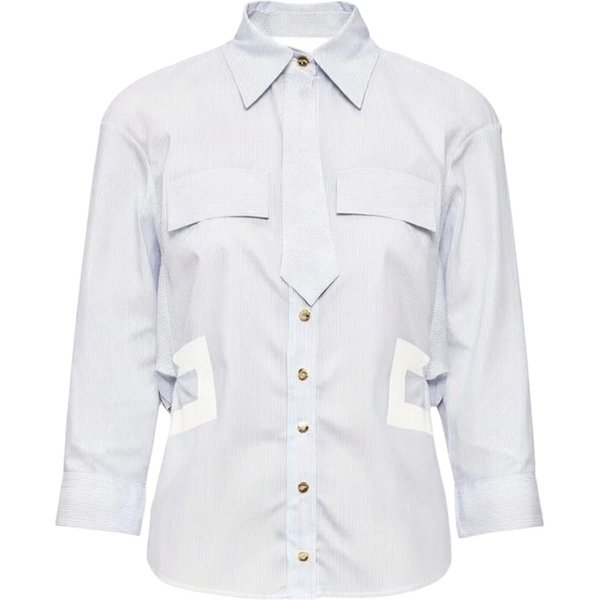 bluse e camicie donna elisabetta franchi - camicia - bianco