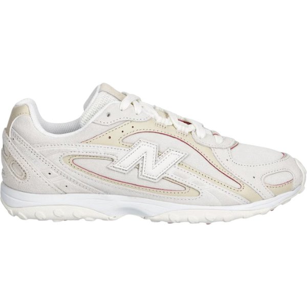 sneaker unisex new balance - scarpa lifestyle unisex leather suede - bianco