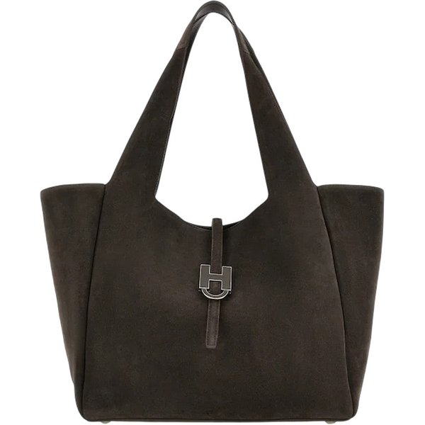 borse a spalla donna hogan - shopping h - marrone