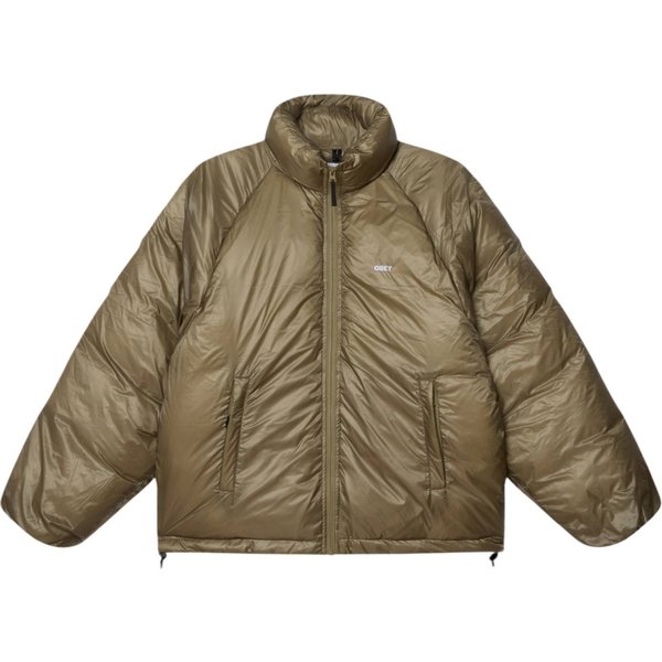 Obey Echo Puffer Jacket Piumino Imbottito Con Effetto Traslucido - Mermaid-image