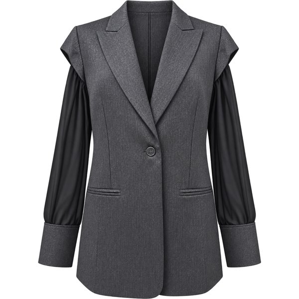 JACKET IN SHINY PHISIQUE DU ROLE VIRGIN