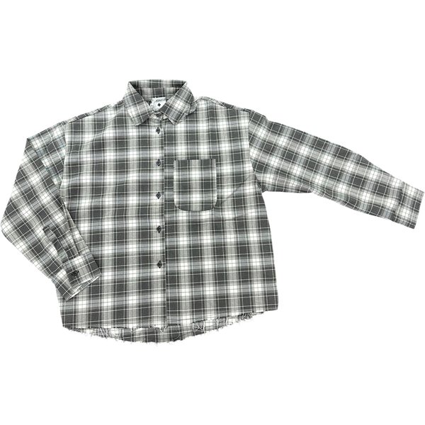 Camicia Sfilacciata Donna County OF Milan A Quadri-image