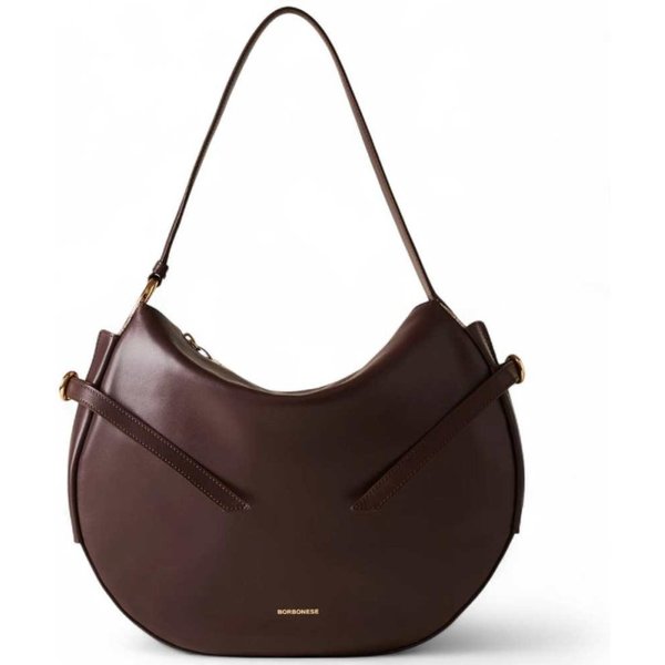 borbonese Borsa Hobo Castano/Mushroom Donna - 91010103-AU5-069-image