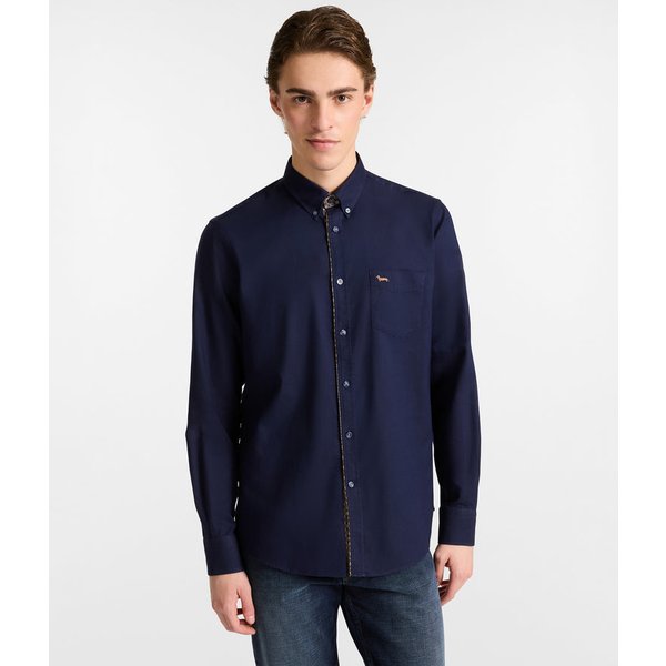 camicia uomo blu scuro