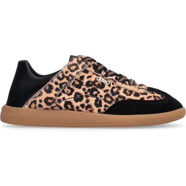 Liu Jo Sneakers Donna Connor 03 in Cavallino Animalier Leopardato con Suola in Gomma
