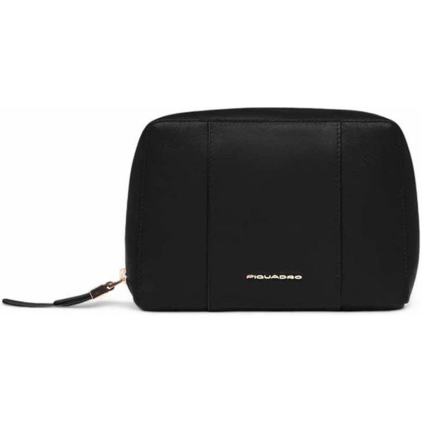 Beauty case PIQUADRO W92 Donna Pelle Nero - BY6543W92-N