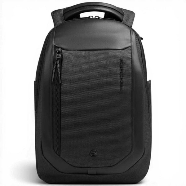 Piquadro Zaino Bagmotic Unisex Nero In Pelle E Tessuto Con Porta Pc 13'' E Ipad-image